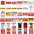 thumbnail image 2 of Set de pegatinas Safety & Caution, 75 unidades, impermeables y duraderas, 2 of 2
