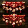 thumbnail image 4 of Spring Festival Home Ornament Art  paper Traditional Dragon Lunar Year Garland Wall Hanging Lunar Year Banner Hollow Pennant New Year Banner 2, 4 of 8