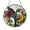 Acrylic 3.5 Inch, variant on Colorful Stained Glass Window Suncatcher Carnation Flower and Hummingbird, Nature Inspired Window Decor Glass Panel for Home Decoration, Indoor Wall Art Window Hanging, Floral Sun Catcher Gift
