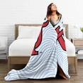 thumbnail image 4 of University of Tampa Fleece Blanket, Very Soft Microfiber Flannel Blanket for Couch Warm and Cozy for All Seasons, 4 of 5