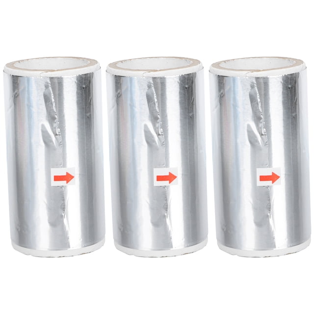 Weiweiguan 3 Rouleaux de Feuilles d'Étain pour Enlever les Ongles Accessoires de Vernis à Ongles Outil de Raclage