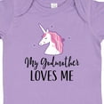 thumbnail image 4 of Inktastic Godmother Loves Me Unicorn Girls Girls Baby Bodysuit, 4 of 5