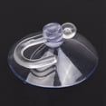 thumbnail image 2 of PVC Plastic Suction Cup Hook 40mm 24 Pcs Clear Blue, 2 of 4