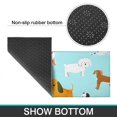 thumbnail image 6 of Cartoon Dog Kitchen Rugs Sets Of 2,Anti Fatigue Kitchen Mat Rugs Non Slip Washable,Decorative Kitchen Floor Mats for Kitchen,Sink,Laundry,17"x30"+17"x47", 6 of 7