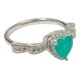 thumbnail image 1 of JOYARIS Anillo Solitario Corazón Compromiso Plata Italina 925 AN-0000263, 1 of 4