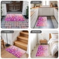thumbnail image 6 of Pink Spring Floral Door Mat&nbsp;Indoor Outdoor Entrance, Non Slip Rug for Kitchen Bathroom Entryway Rug, Modern Oil Painted Daisy Botanical Washable Doormat Floor Mat 24x36 Inch, 6 of 8