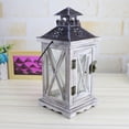 thumbnail image 5 of Teissuly Retro Wooden Lantern Candle Holder, Soft Decoration Tabletop Features, 5 of 9