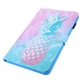 thumbnail image 2 of SaniMore Wallet Case for Samsung Galaxy Tab A9 Case 8.7" 2023 SM-T550/P550, PU Leather Shockproof TPU Shell Auto Wake/Sleep Card/Pen Holder Stand Anti-slip Strip Magnetic Cover, Blue Pink Pineapple, 2 of 7