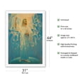 thumbnail image 2 of Jesus Christ - Thine is the Power - Vintage Religious Art by Warner Sallman c. 1957 - Fine Art Rolled Canvas Print 27in x 40in, 2 of 4
