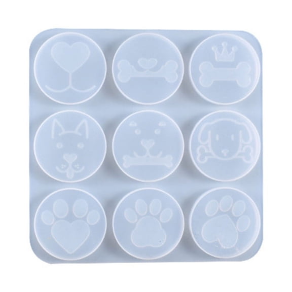 Shiny Resin on Top Phone Grip Mold Epoxy Resin Mold Silicone Irregular Round Mount Holder Stand Phone Sockets Mold