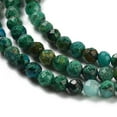 thumbnail image 3 of 1 Strand Natural Chrysocolla Beads Strands Round Faceted 3mm Hole: 0.6mm about 120pcs/strand 15.75''(40cm), 3 of 5