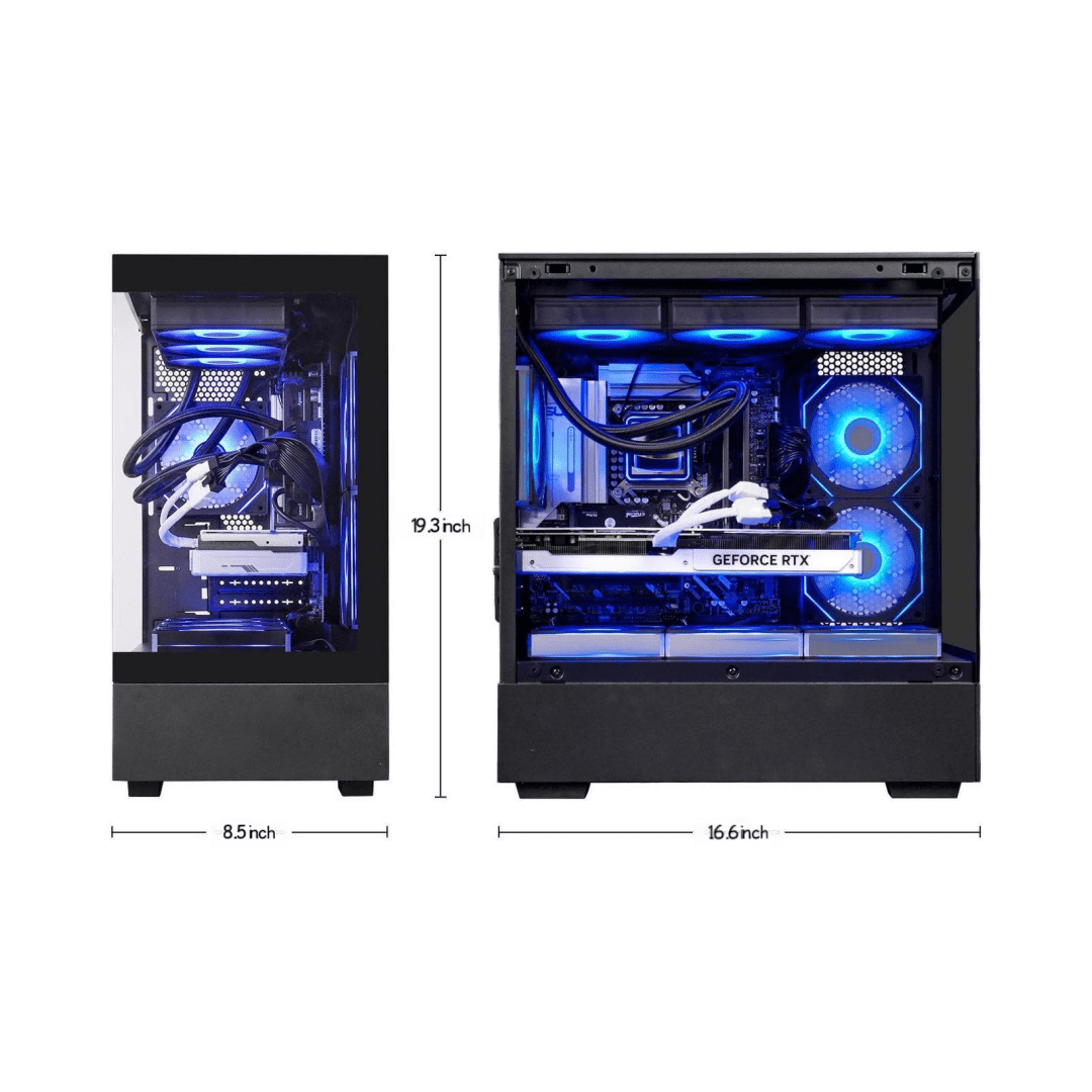 Zhic Gaming Desktop PC, AMD Ryzen 7 9700X, NVIDIA RTX 5060