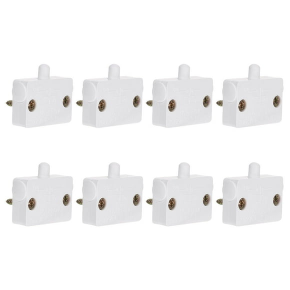 8 interruptores de puerta automáticos, interruptores de luz táctiles, interruptores de luz eléctricos.