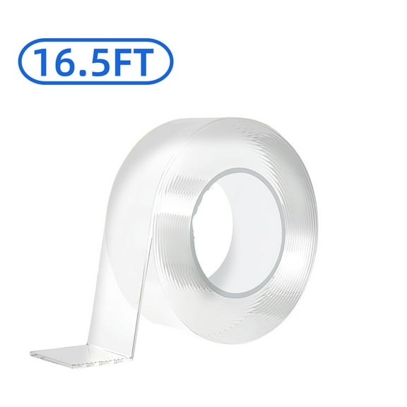 Double Sided Tape Heavy Duty, Nano Double Sided Adhesive Tape, Carpet, Rug & DIY – Strong Two Sided Adhesive Tape – No Residue, Washable, Traceless- 16.40ft