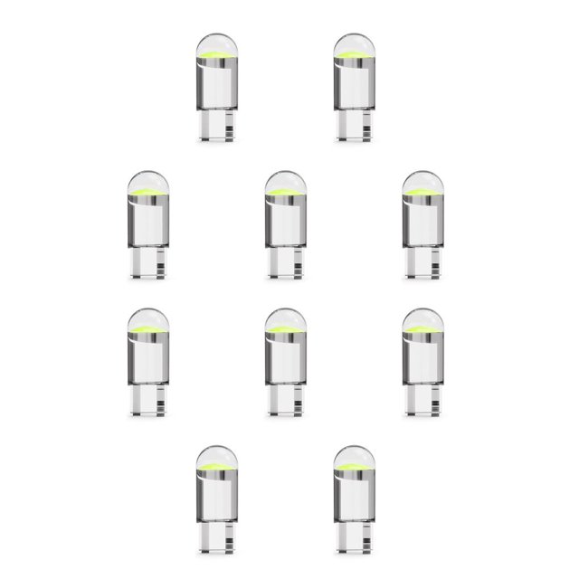 Scienceny 10 piezas de luces LED de alto lumen para coche, bombillas pequeñas para salpicadero, accesorios de lámparas, piezas de repuesto, luz verde de Type1 NO1 Scienceny CBP227783