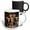 Multicolor, variant on 3drose, Photo of Five Basset Hound Pups in Santa Hats Posing on Wooden Floor., 15oz Mug