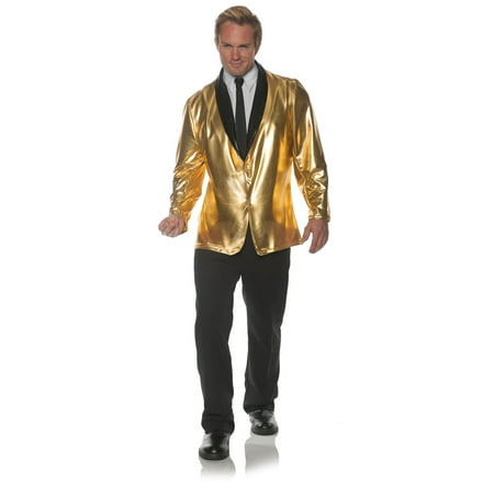 Gold Doo Wop Mens Adult 50S Singer Costume Accessory Jacket