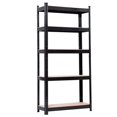 thumbnail image 3 of Kepooman Garage Shelving Rack Heavy Duty, Metal Garage Storage Shelves, 5 Tier Storage Shelves Large Shelving Unit for Garage Pantry Warehouse Basement Kitchen, Black, 3 of 7