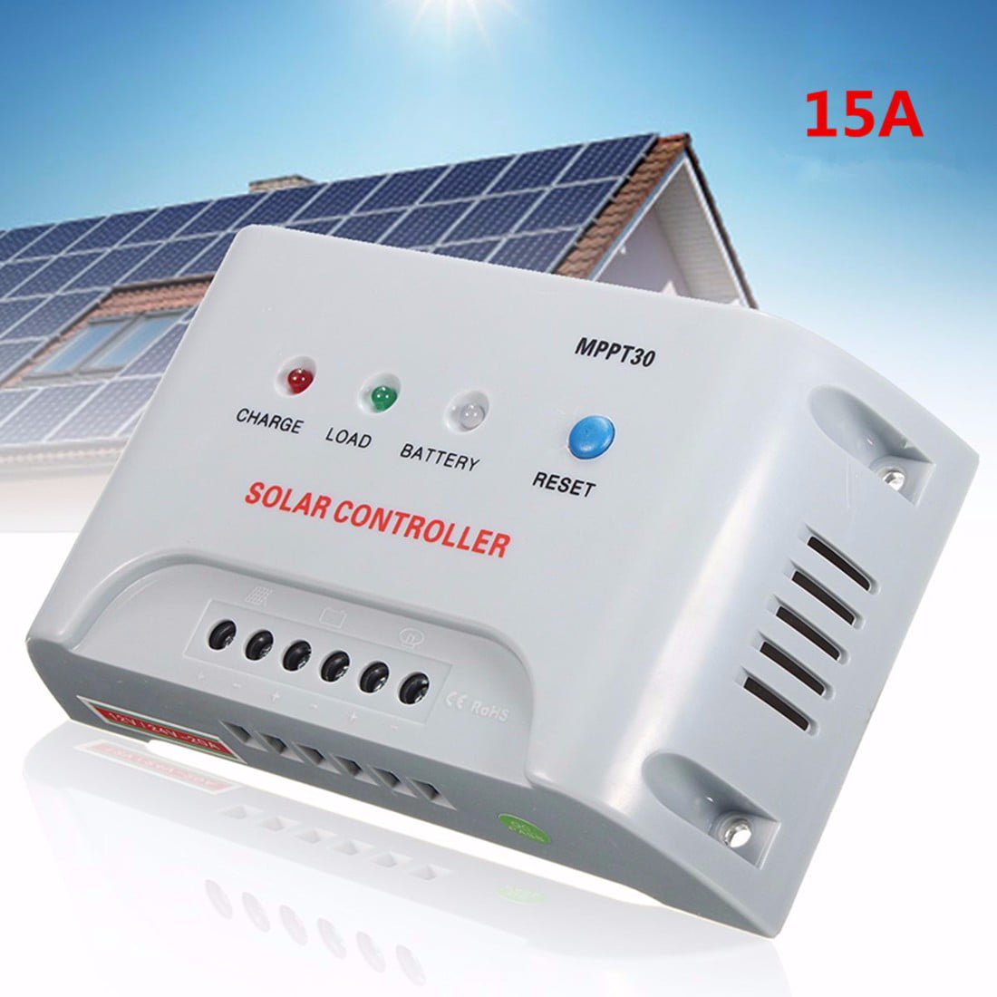 10A/15A MPPT Solar Panel Regulator Charge Controller Power Converter 12V 24V Walmart Canada
