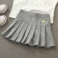 LUOGENLI Girls Skirts with Shorts Underneath Girls Pleated Skirt School