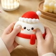 thumbnail image 3 of Christmas Snowman Squishy Stress Ball Slow Rising Squeeze Toy Fidget Cute Cartoon Squishies for Kids Adults Travel Portable Goodie Bag Filler Stocking Stuffer, 3 of 4