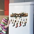 thumbnail image 2 of Drses Christmas Window Stickers Christmas Stocking Bells Refrigerator Stickers Pvc Wall Stickers Toilet Stickers Pvc Decals, 2 of 6