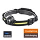 thumbnail image 4 of Billuyoard Linterna frontal ligera, de gran capacidad, linterna portátil, resistente al agua, multimodos, linterna para la cabeza, pesca, Camping Iluminación y accesorios negro 2 Billuyoard HA074512-02, 4 of 6