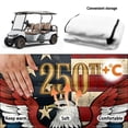 thumbnail image 6 of Pzuqiu American Flag Eagle Design Golf Cart Seat Covers Storage Pockets, with 4 Pockets Golf Cart Non Skid Seat Cover Fit for EZGO, 6 of 9