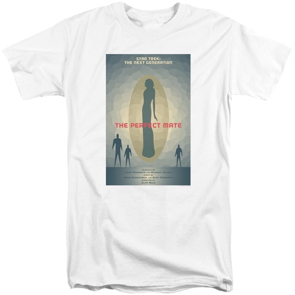 Star Trek Tng Season 5 Episode 21 Adult Tall T-Shirt 18/1 T-Shirt White