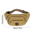 thumbnail image 3 of Deeceymbur Sac Banane de Sport Extérieur Grande Capacité Ceinture de Téléphone Sac Nylon Résistant à l'Eau Randonnée Voyage Course Cyclisme Mise en Forme Sac Banane, 3 of 6