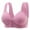 Purple, variant on JTBWLLO Bras for Women Front Closure Daisy Bras for Older Women Comfortable no Underwire Bras Plus Size Full Coverage Bras for Women