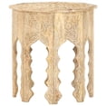 thumbnail image 2 of vidaXL Table d'Appoint 48 cm Bois de Manguier Massif, 2 of 5