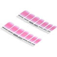 thumbnail image 4 of Neyseki Nail Art Stickers Glitter Pattern Gradient Color Full Cover Self Adhesive DIY Stylish Nail Wraps, 4 of 8