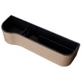 thumbnail image 1 of Rellenador de huecos para asientos de coche con orificio de carga reservado para teléfonos y llaves Beige, 1 of 3