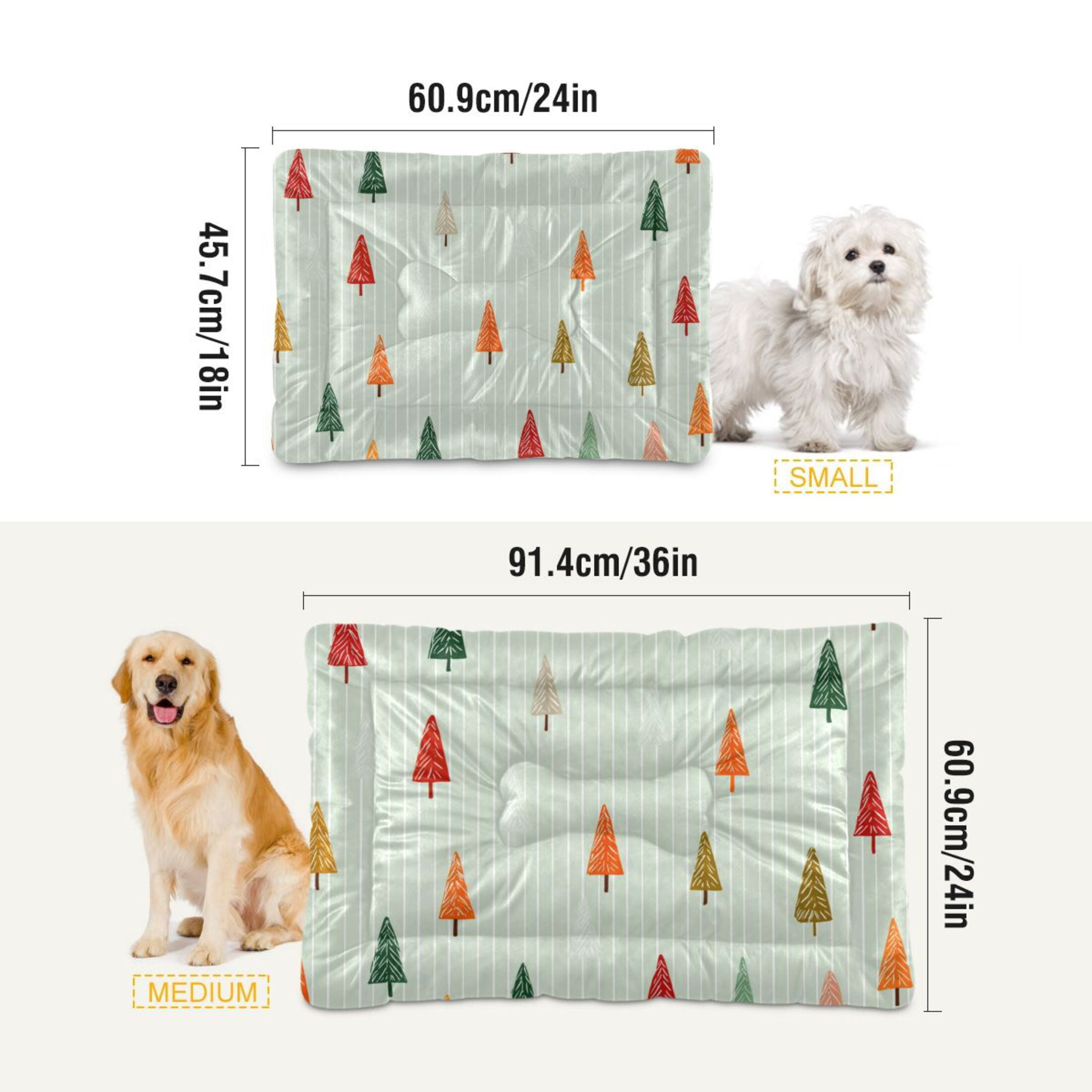 Cozy Mat Pet Bed Indoor Outdoor Warm Soft For Cat Dog Puppy(S/M) Pastel Green