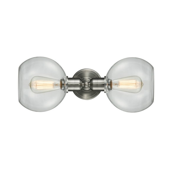 Innovations Lighting 900-2W Sphere Sphere 2 Light 21" Wide Bathroom Vanity Light - Nickel