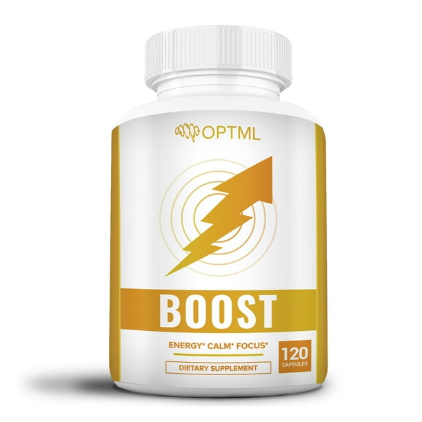 Optml Boost 120 Capsules Caffeine L Theanine Nootropic