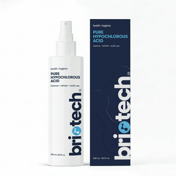 Briotech Pure Hypochlorous, Premium HOCl, Multi-Purpose Solution, 8.5 fl oz (1 pack)