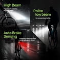 thumbnail image 2 of Kit de Luces para Bicicleta Panaride R15 500 Lúmenes Recargable USB-C, 2 of 9