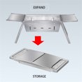 thumbnail image 6 of Saker Foldaway Charcoal Grill, Safe Stainless Steel Construction, Portable BBQ Grill for Outdoor Barbecues, Camping, Tailgating, Traveling, 6 of 12