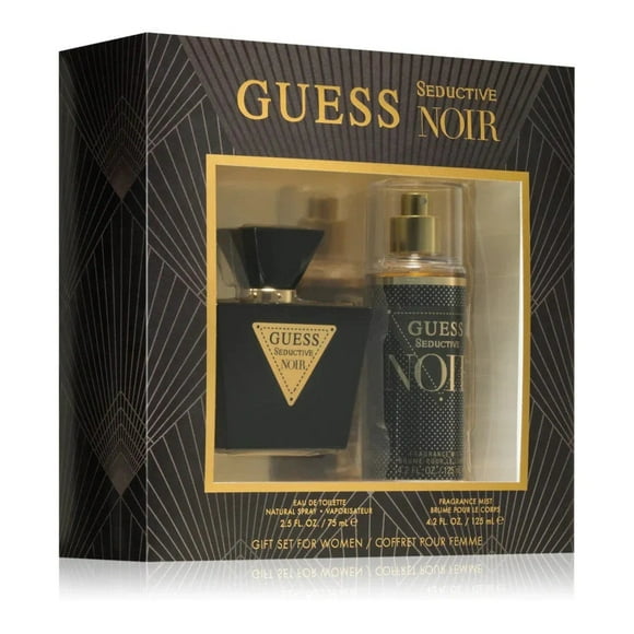 Set 2 Piezas Guess Seductive Noir Eau de Toilette para Mujer Aroma Ámbar Floral
