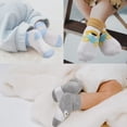 thumbnail image 5 of Baby Boys Socks Thick Terry Socks, 10 pairs (0-3years old) for Infant Toddler Boys Girls, Cute Warm Ankle Crew Socks Set, 5 of 5