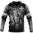 thumbnail image 5 of Sudadera con capucha de los Caballeros Templarios con estampado 3D para hombre, jerseys de gran tamaño con gráfico cruzado, sudaderas con capucha casuales de manga larga, ropa de calle, 5 of 5