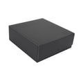 thumbnail image 4 of Caja de baraja de cartas con cierre magnético, de piel sintética, para colección. Negro Gris, 4 of 7