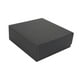 thumbnail image 4 of Caja de baraja de cartas coleccionables, cierre magnético, organizador multiusos, tarjetas de béisbol PU Negro Gris, 4 of 7