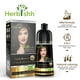 thumbnail image 2 of Herbishh - Champú colorante para cabello, champú con tinte natural para el cabello, colorea el cabello en minutos, dura hasta de 3 a 4 semanas, 500 ml, tinte de cabello 3 en 1, sin amoniaco | (marrón oscuro), 2 of 9