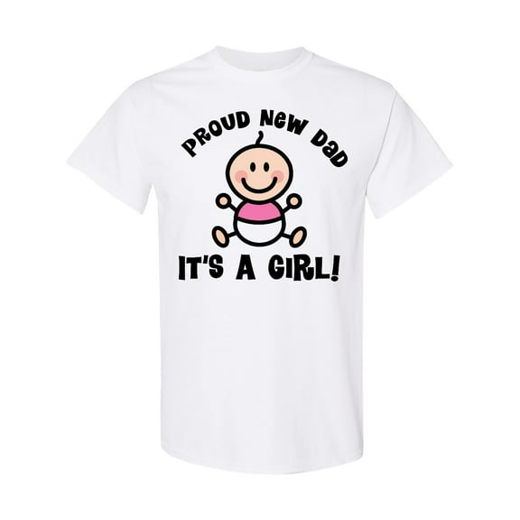 Inktastic Proud New Dad (girl) T-Shirt