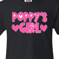 thumbnail image 4 of Inktastic Poppy's Girl Pink with Hearts Youth T-Shirt, 4 of 5