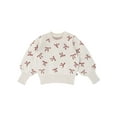 thumbnail image 2 of Modern Moments by Gerber Toddler Girl Jacquard Sweater Knit with Wide Leg Pant Set, Sizes 12M-5T, 2 of 11