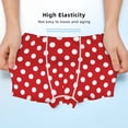 thumbnail image 3 of Yiaed Red Polka Dot Print Boys' Boxer Briefs Cotton Casual Stretch Comfort Boys Boxers - Kids Boxer Briefs Underwear for Boys (6-18)-X-Large, 3 of 5